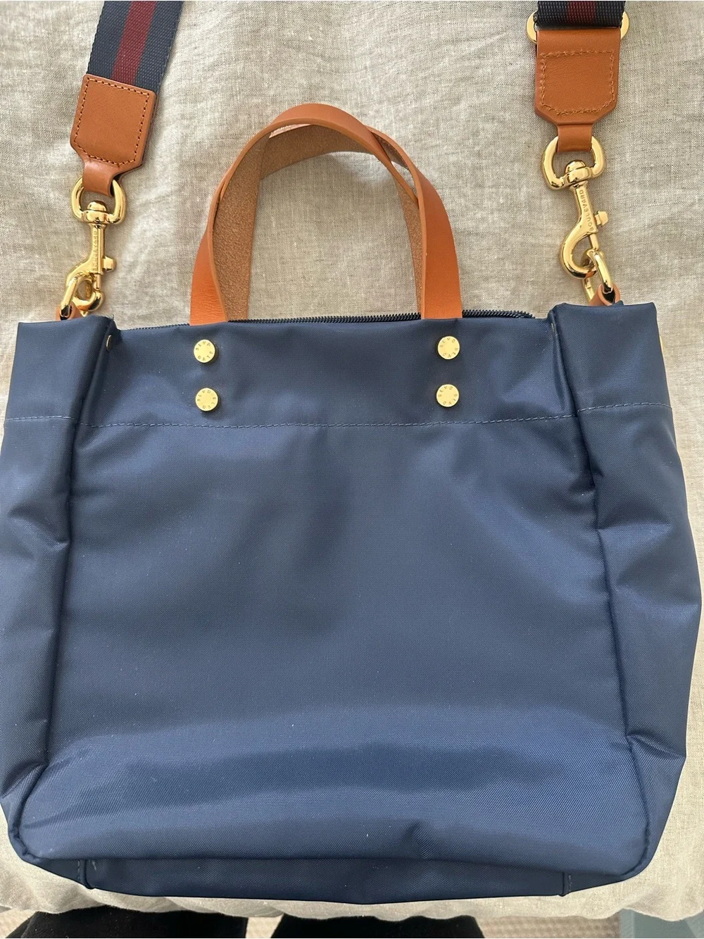 Boulevard brand nylon bag with cross body strap